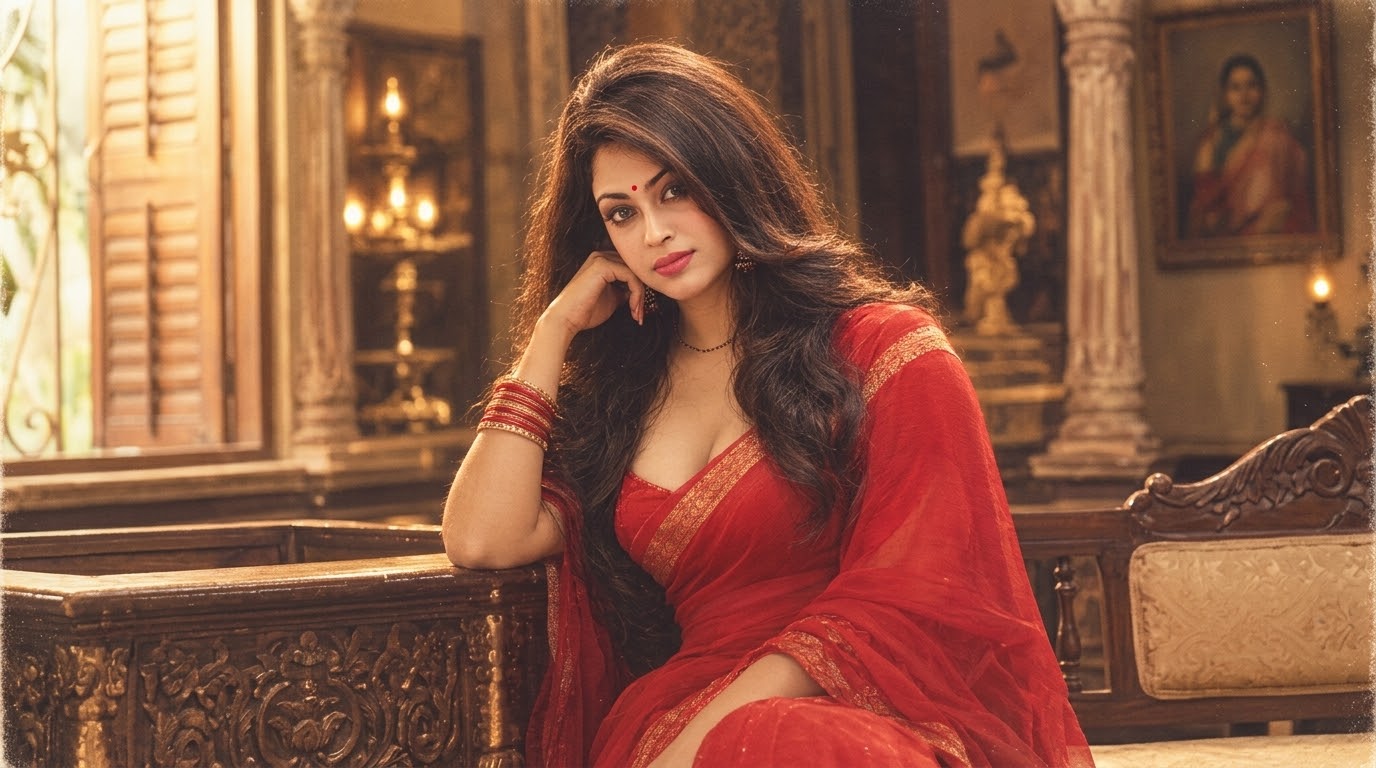 : “৯০-এর দশকের সেই দিনগুলো...!” লাল শাড়িতে ঝড় তুলে জীবনের গোপন অনুভূতি প্রকাশ পপির!